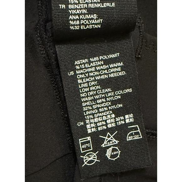 Deep V-Neck Black One-Piece Swimsuit By & Other Stories Size US 8 - Picture 9 of 10